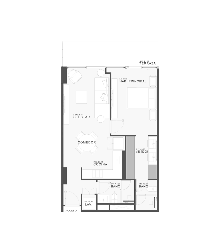 Plano Departamento A1 1